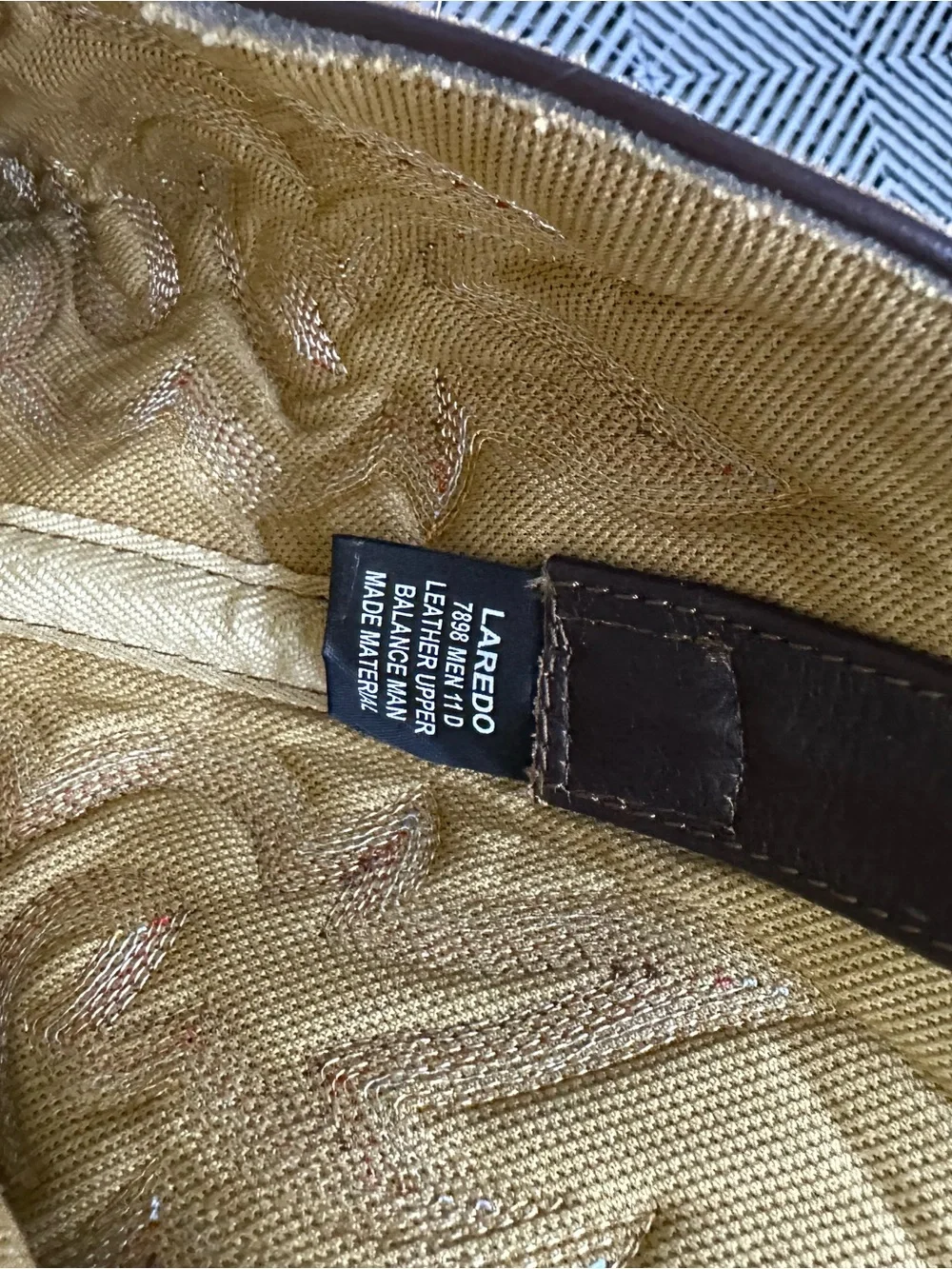 Laredo Two-Tone Brown & Tan Western Cowboy Boots